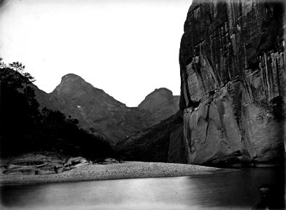 Great Depository Peak & Rainbow Bridge Plank Peak near Sing Chang Tea mart