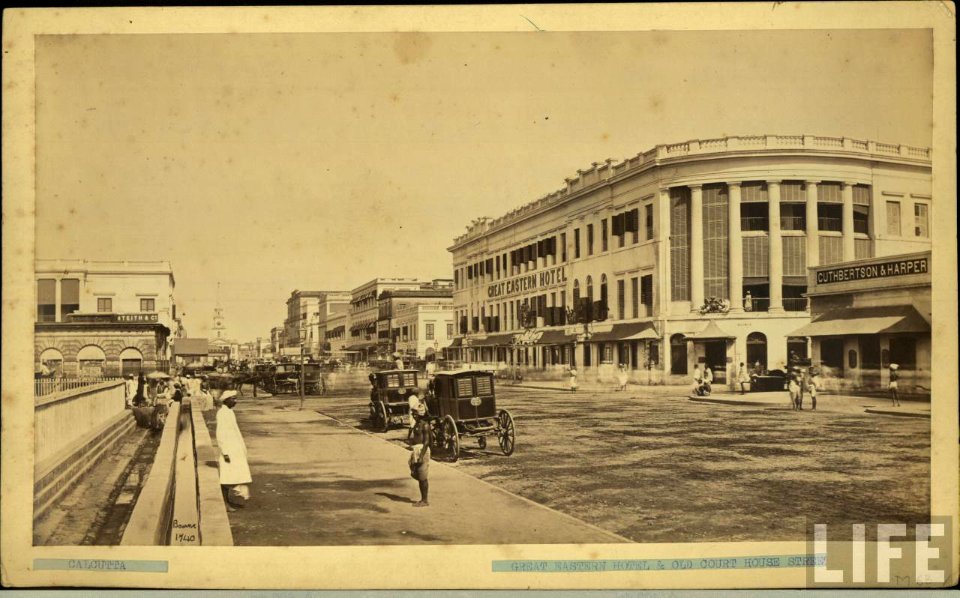 Great Eastern Hotel in Old Court House Street, Calcutta