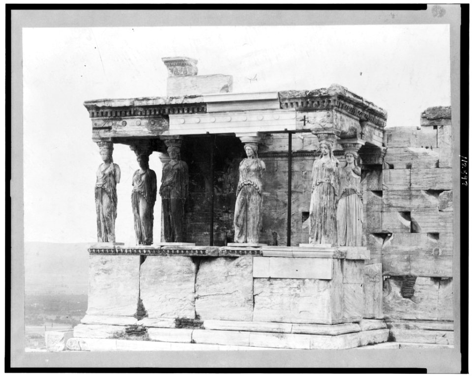 Greece, Athens (Ancient). Erecthion - Caryatide Porch LCCN95507521