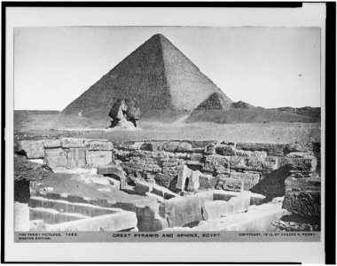 Great pyramid and sphinx, Egypt - The Perry Pictures. LCCN96502478