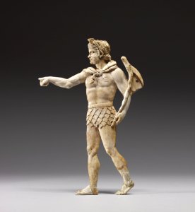 Greek - Appliqué with Satyr Walking to Left - Walters 71557