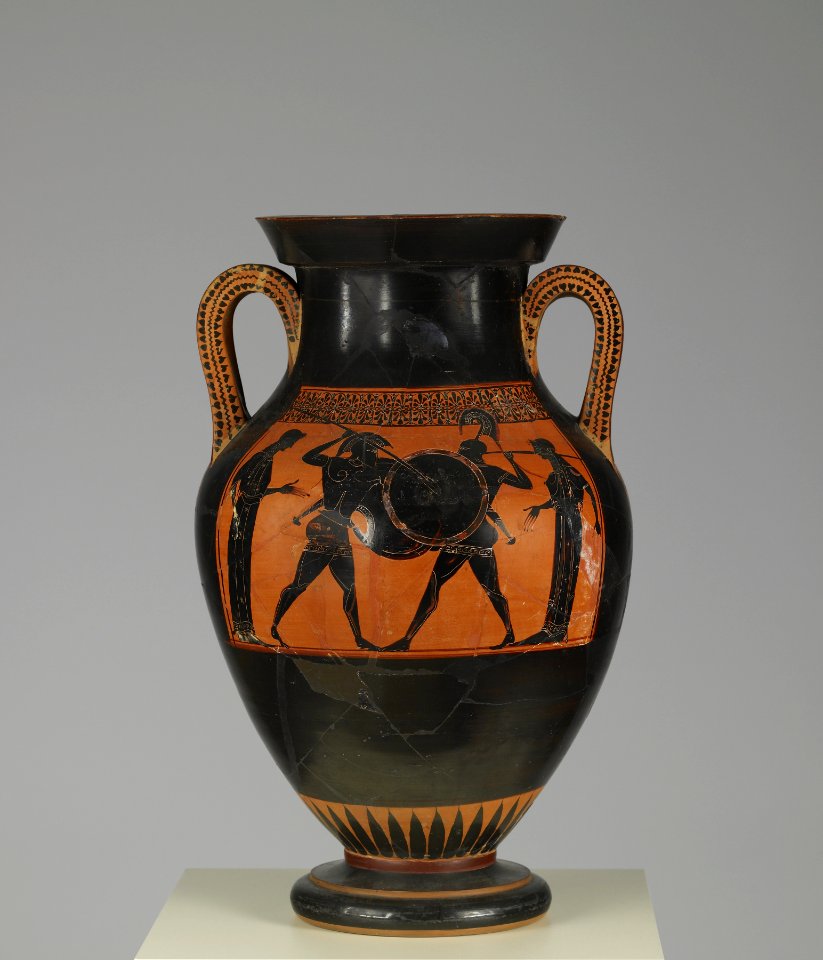 Greek - Black-figure Amphora - Walters 4810 - Side A