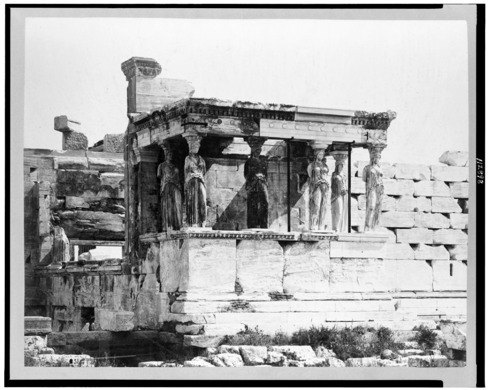 Greece, Athens (Ancient). Erecthion, Caryatide Porch LCCN95507528
