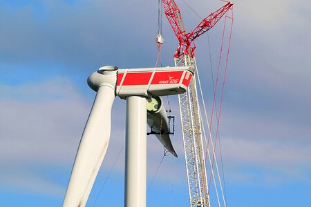 Eco electricity wind power wind turbine photo