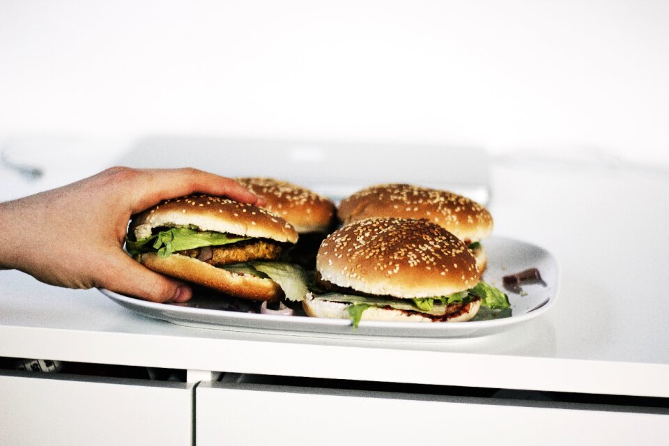 Vegetables bum plate