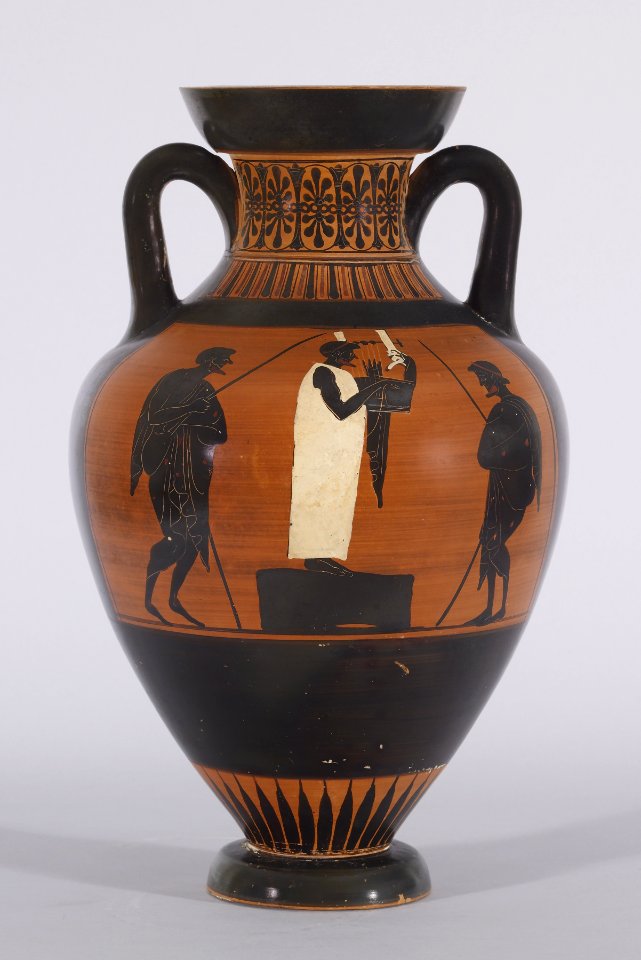 Greek - Black-figure Pseudo-Panathenaic Amphora - Walters 482107 - Side B