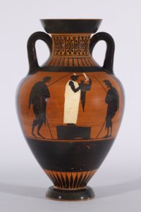 Greek - Black-figure Pseudo-Panathenaic Amphora - Walters 482107 - Side B
