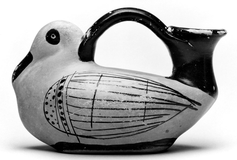 Greek - Duck Askos - Walters 482516 - Left Side