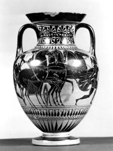 Greek - Black-Figure Amphora - Walters 4820 - View A photo