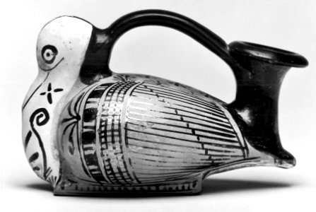 Greek - Duck Askos - Walters 48270 - Left Side photo