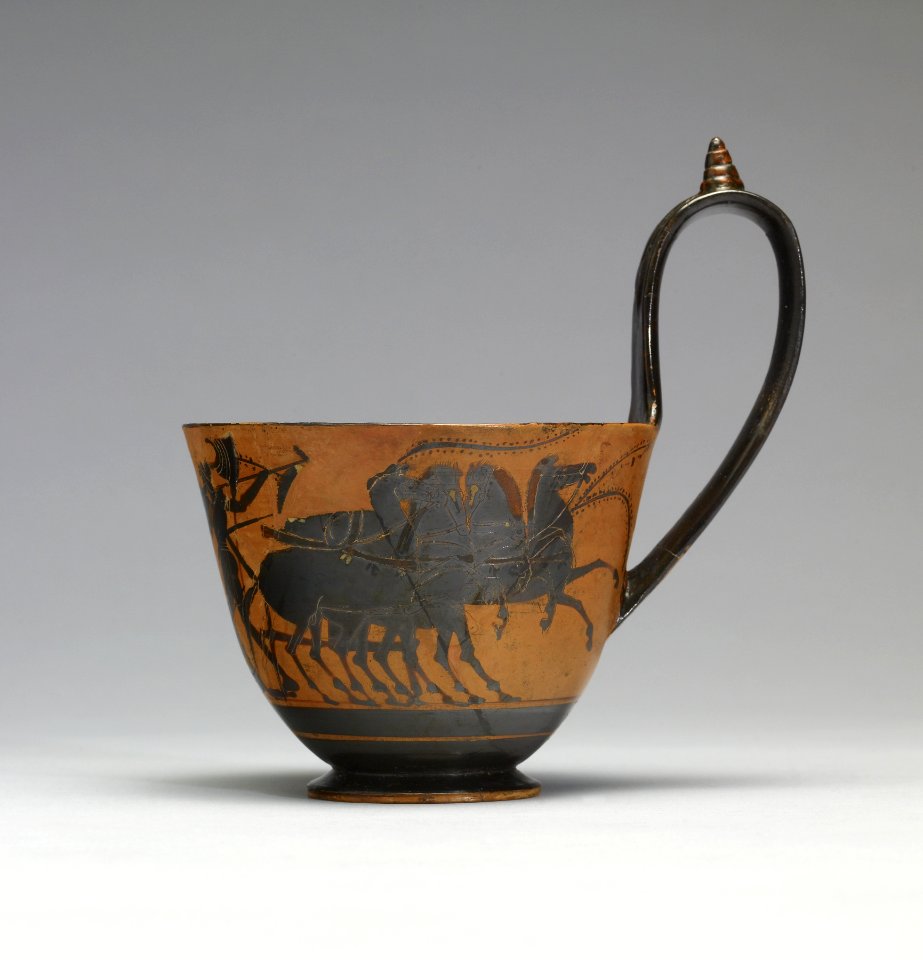 Greek - Black-figure Kyathos - Walters 48219 - Side B
