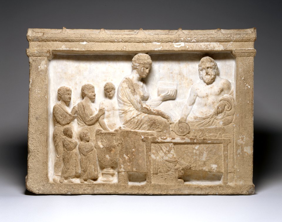 Greek - Banquet Relief - Walters 23222