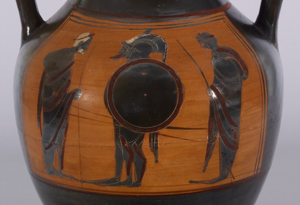 Greek - Black-Figure Amphora - Walters 4813 - Detail A