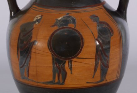 Greek - Black-Figure Amphora - Walters 4813 - Detail A photo