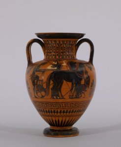 Greek - Black-figure Amphora - Walters 48224 - Side A