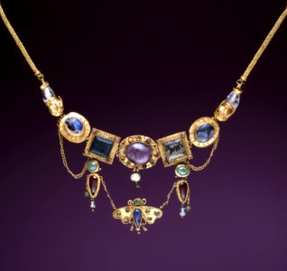 Greek - Necklace with Butterfly Pendant - Walters 57386 photo