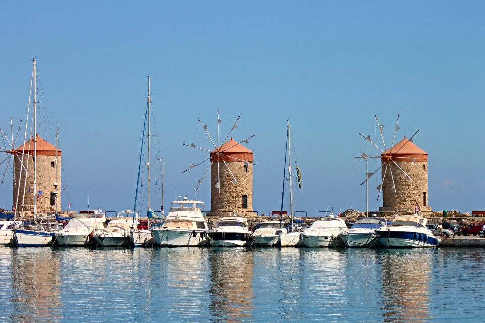 Island greece building