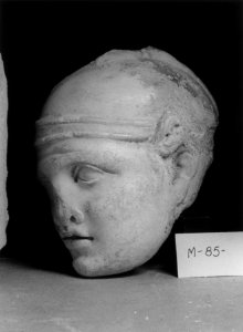 Greek - Head with Helmet - Walters 234 - Three Quarter