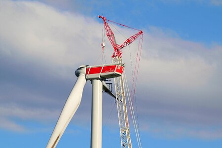 Eco electricity wind power wind turbine photo