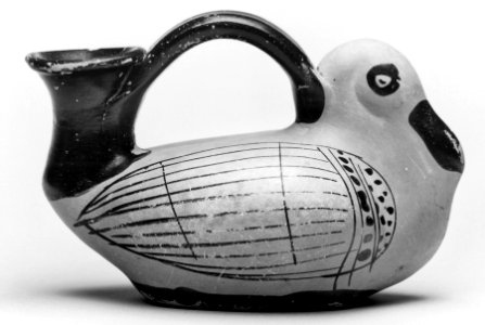 Greek - Duck Askos - Walters 482516 - Right Side