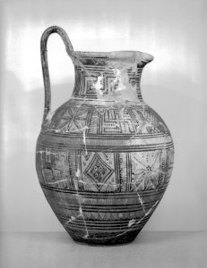 Greek - Geometric Style Oinochoe - Walters 482077 - Side B