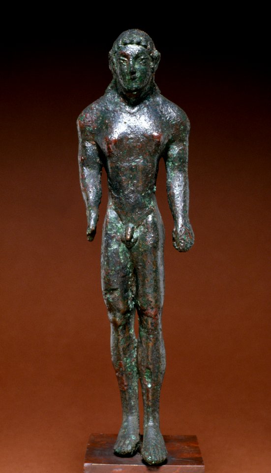 Greek - Male Figure (Kouros) - Walters 54778 (2)