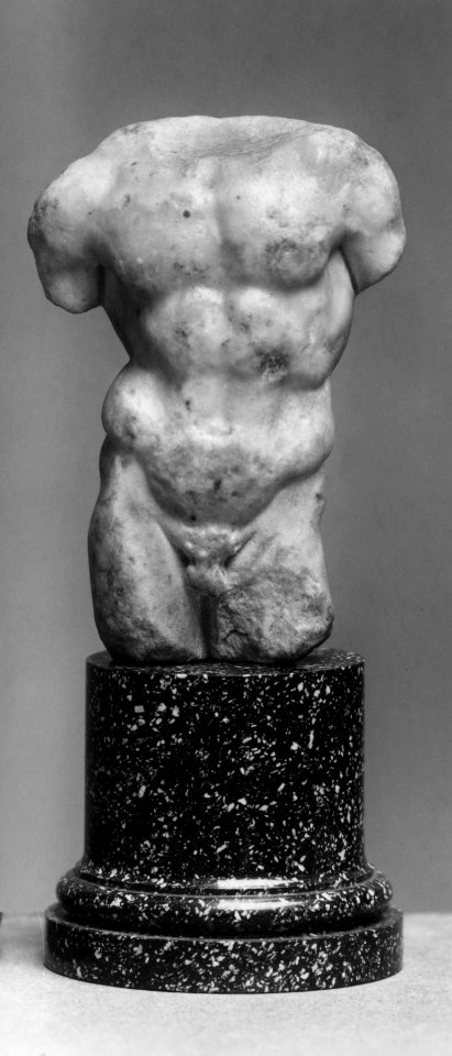 Greek - Male Torso (Fragment) - Walters 2368