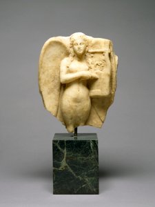 Greek - Siren with a Kithara from a Grave Monument - Walters 233