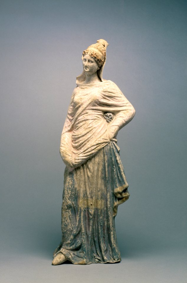 Greek - Standing Draped Maiden - Walters 48288 - Profile