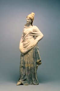 Greek - Standing Draped Maiden - Walters 48288 - Profile