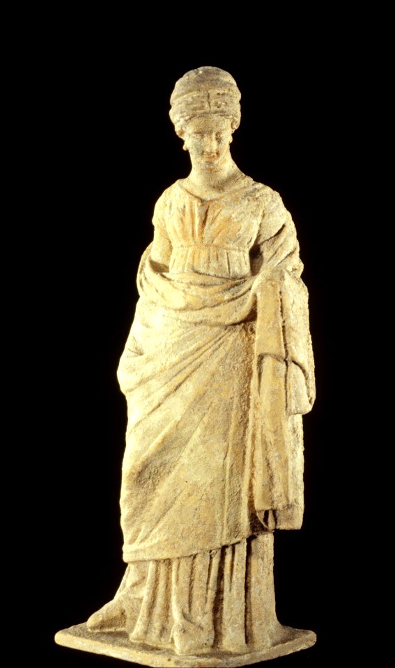 Greek - Standing Maiden with Kerchief - Walters 48296