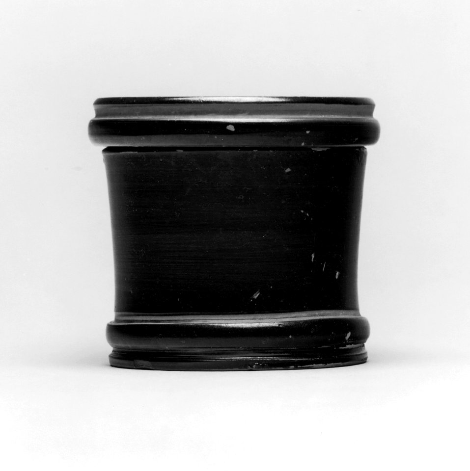 Greek - Pyxis with Bust of a Dog - Walters 4882 - View A