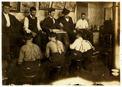 Greek Bootblacks in Indianapolis, Ind. Witness, E. N. Clooper. LOC cph.3a50947