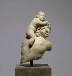 Greek - Satyr with Child Dionysus - Walters 2369 - View E