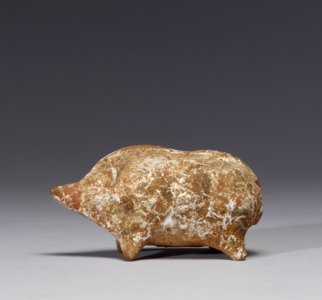 Greek - Pig Statuette - Walters 482450 - Side