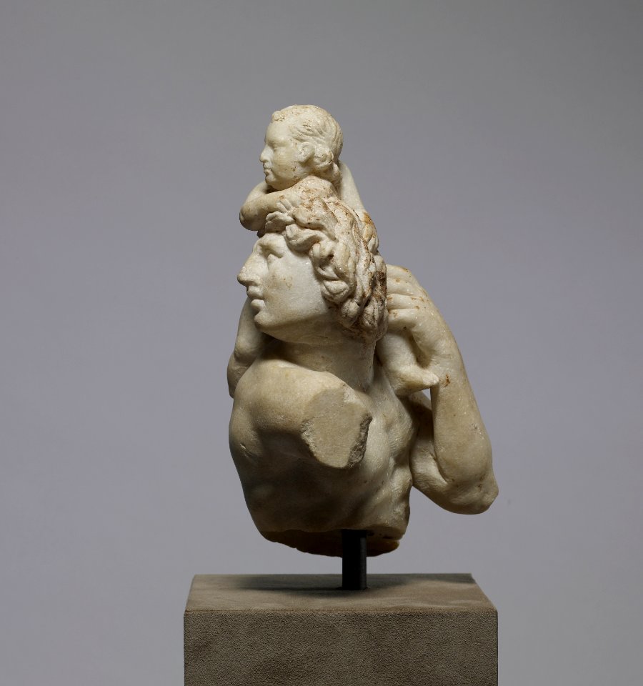 Greek - Satyr with Child Dionysus - Walters 2369 - View B