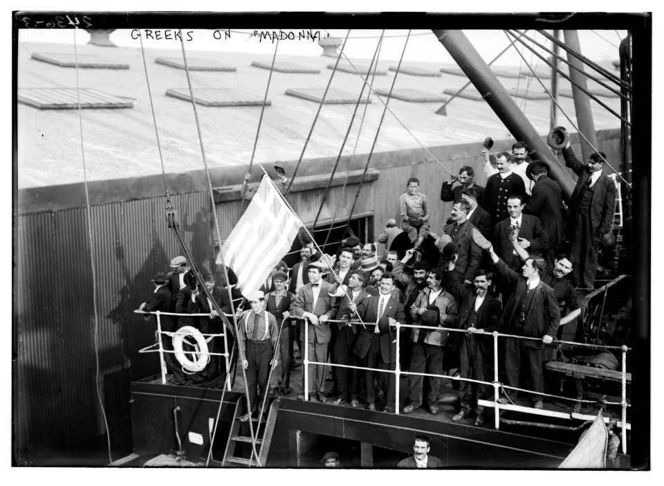 Greeks boarding MADONNA LCCN2014690710