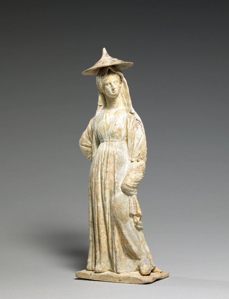 Greek - Standing Woman with Hat - Walters 48294 - View B