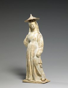 Greek - Standing Woman with Hat - Walters 48294 - View B