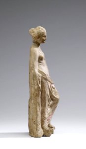 Greek - Tanagra Figurine - Walters 23281 - Right Side photo