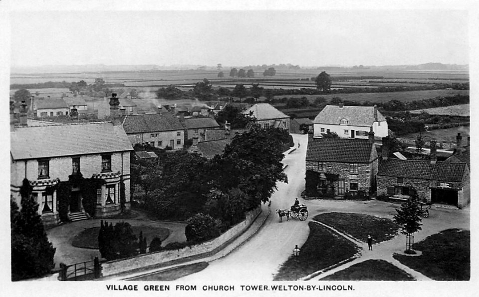 Green at Welton from the church tower