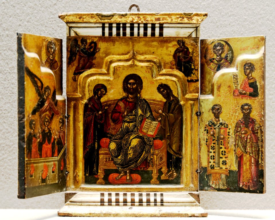 Greek triptych Louvre MI793