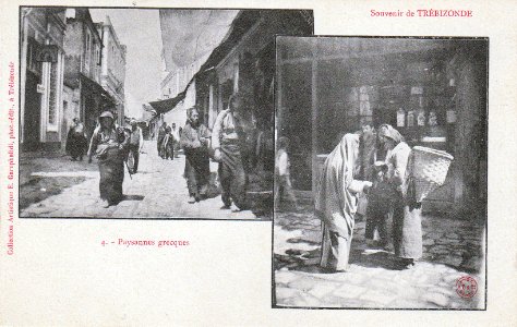 Greek peasants in Trebizond photo