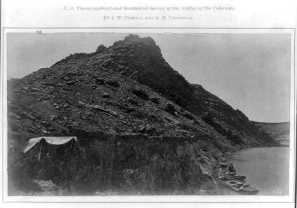 Green River Valley, Camp at Tilted Ledge near Henry's Fork) LCCN2016652435