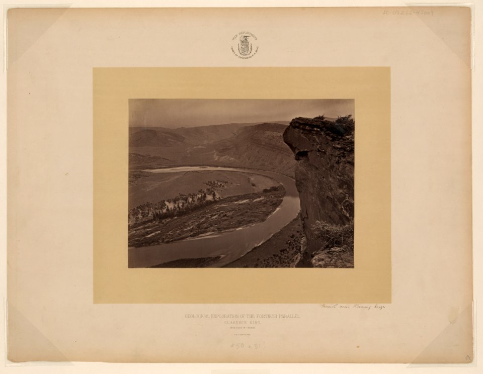 Green R(iver) near Flaming Gorge (Utah) - T. H. O'Sullivan, phot. LCCN2006683854