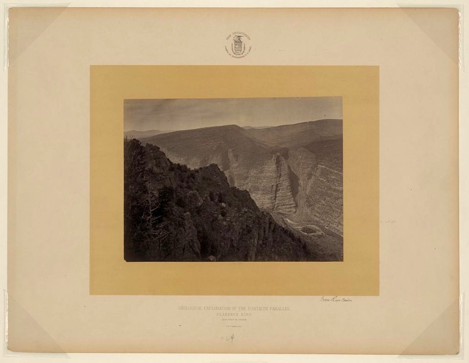 Green River Cañon - T. H. O'Sullivan, phot. LCCN2006683860