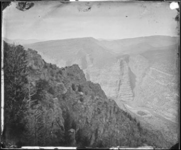 Green River Canyon. Summit Valley, Uintas Mountains - NARA - 519480