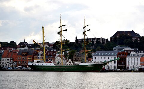 Coast three masted sky photo