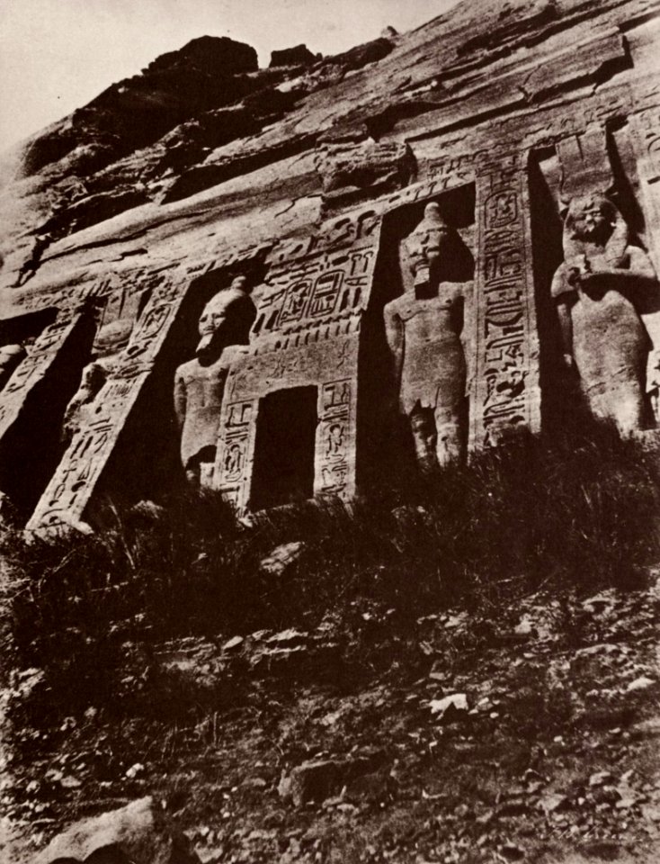 Green, John B. - Abu Simbel; Speos des Hathor, Eingang (Zeno Fotografie)