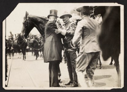 Greeting Col. Brodie of Rough Riders LCCN2009631478